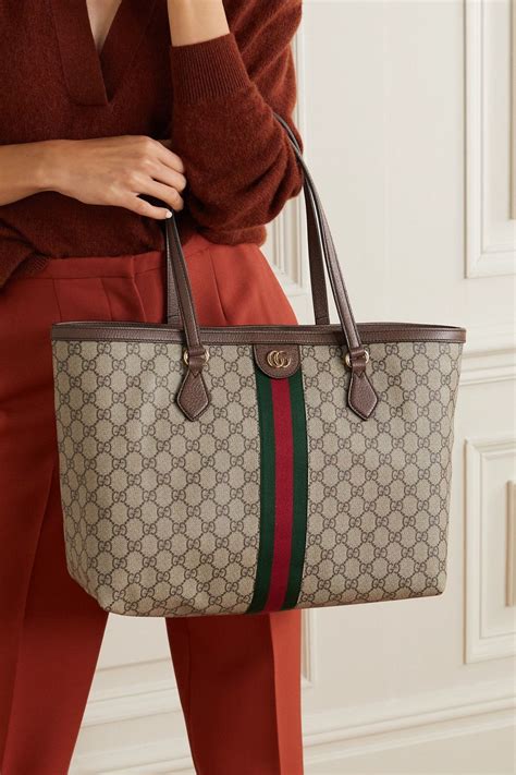 gucci painted tote|gucci shopping tote.